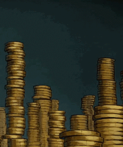 Gif animé monnaie